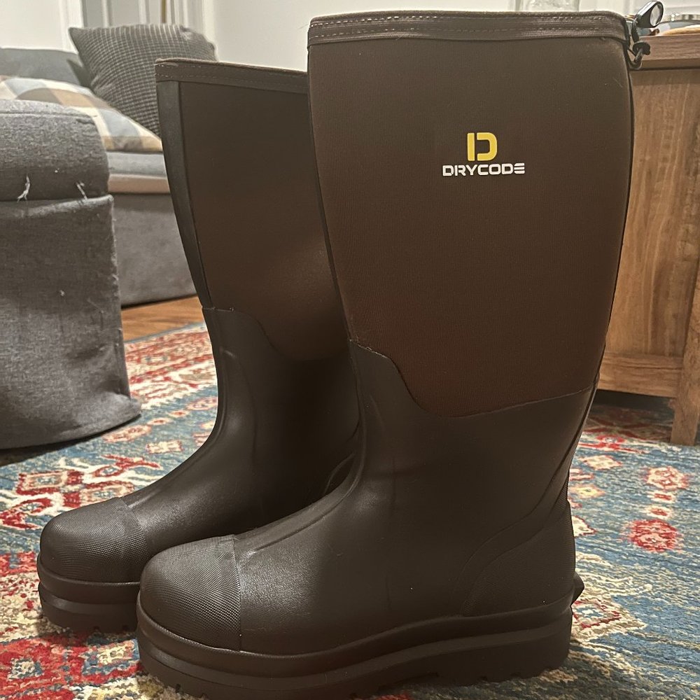 Men's Neoprene Muck Boots w/Steel Shank and Toe